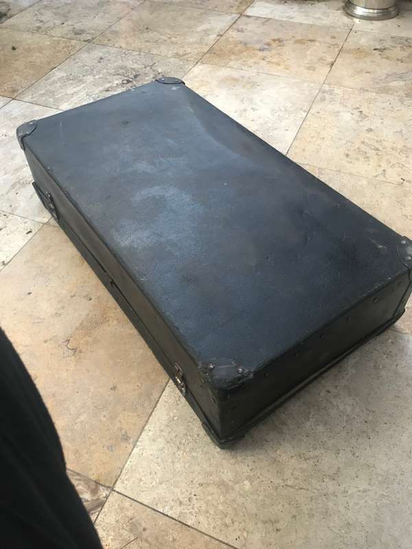Antique luggage bag union castle cabin