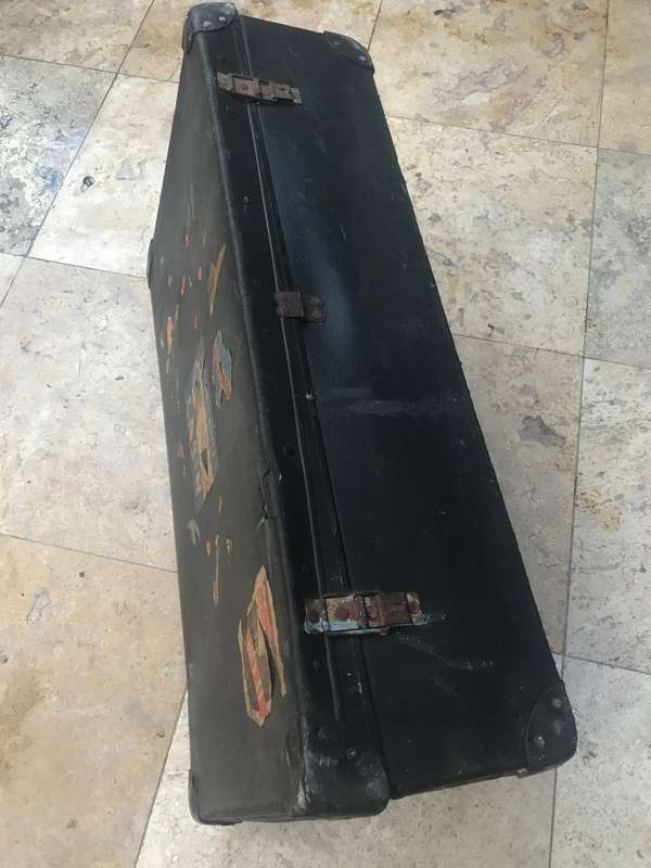 Antique luggage bag union castle cabin