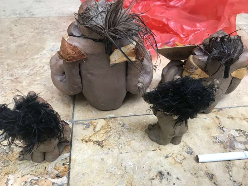 Brownie family troll figure lot of 4 by Anthony fisher