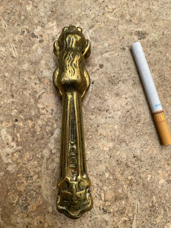 Vintage brass nutcracker monkey