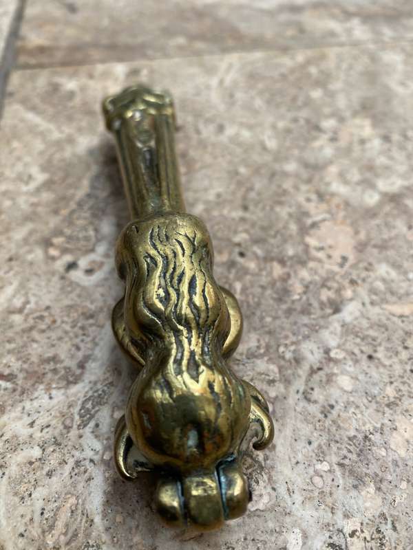 Vintage brass nutcracker monkey