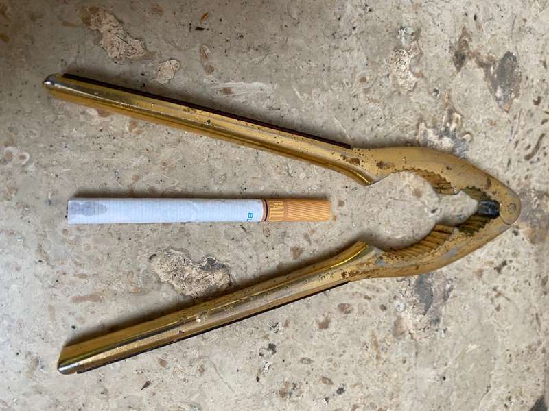 Vintage brass nutcracker