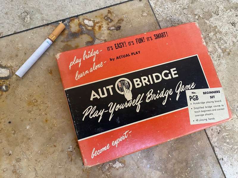 vintage autobridge , play yourself bridge game