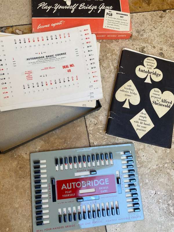 vintage autobridge , play yourself bridge game