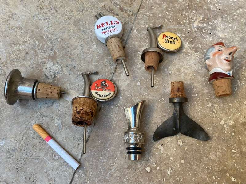 Vintage drink pourer lot of 7