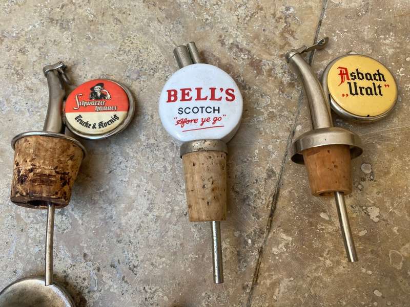 Vintage drink pourer lot of 7