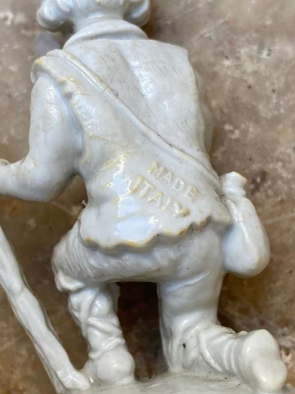 Vintage Italian Christmas nativity set pvc