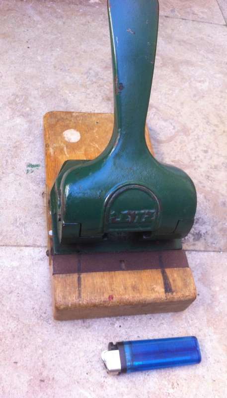vintage LEITZ paper punch