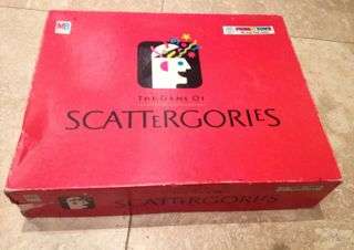 Milton bradley Scattegories 1989