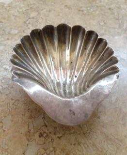 Solid Silver Hallmarked Sterling Salt cellar
