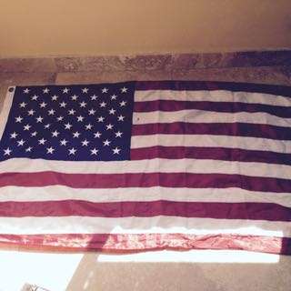USA flag , Nylon , 85 cm by 150 cm