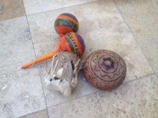 FIESTA WOODEN MARACA , Toca bamboo shaker and other shaker with nice patterns