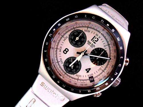 Vintage 1998 IRONY CHRONO SWATCH "ADRENALINE" YCS4001AG