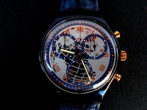 Vintage 1992 CHRONO SWATCH "TIMELESS ZONE" SCN104