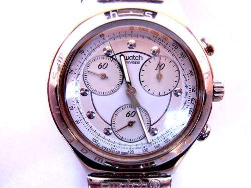 Vintage 1996 SWATCH IRONY CHRONO "Rough and Rugged Flip EU" YCS400G