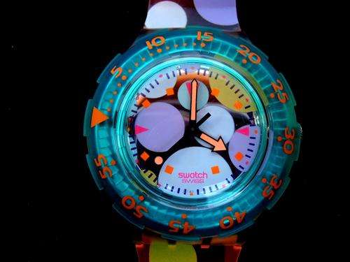 Vintage 1992 SWATCH SCUBA "SEA GRAPES" SDK105