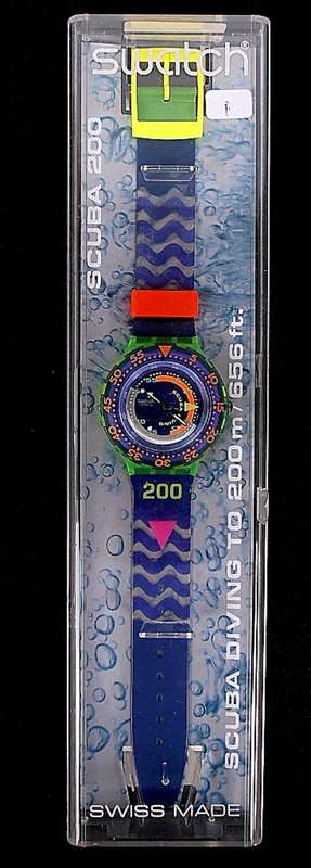 Vintage 1992 SWATCH SCUBA "COMING TIDE" SDJ100