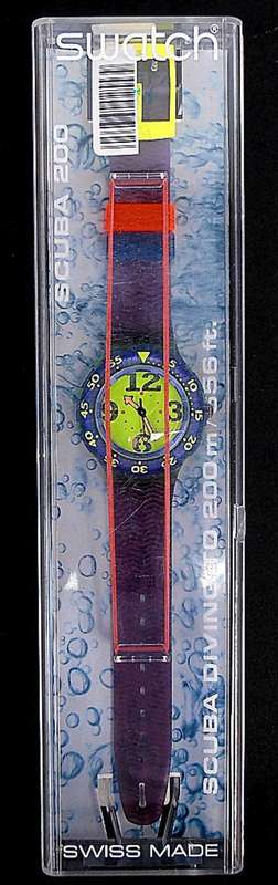 Vintage 1992 SWATCH SCUBA "SPRAY UP" SDN103