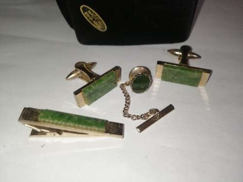 Stratton 9ct Gold Gilt Cufflink, Tie Bar&Pin URGENT SALE