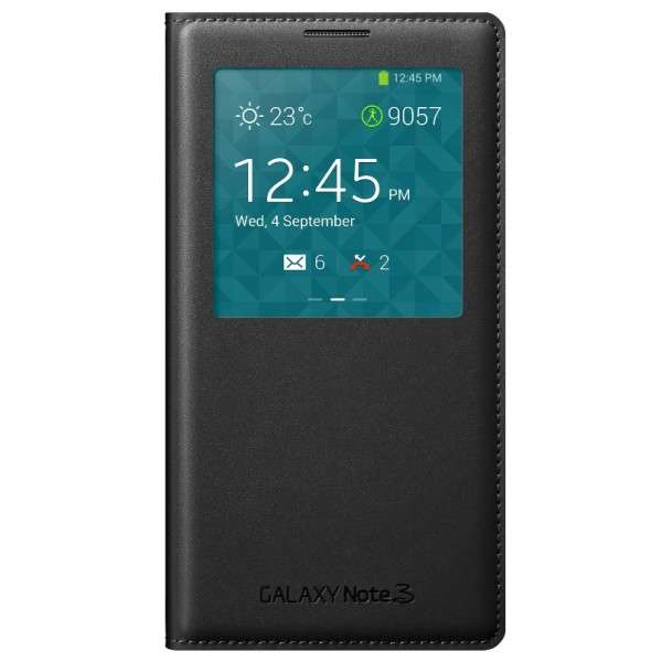 Samsung Galaxy Note 3 S View Cover - Jet Black *Reduce to Clear*