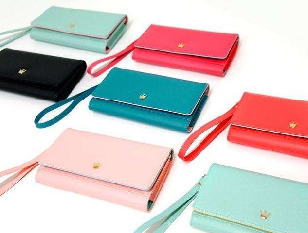 Samsung Note 3 Smart Phone Wallet Purse, Woman Purse Wallets ** Hot Pink