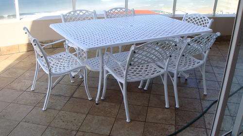Cast Aluminium Outdoor Patio Garden Furniture 6 seater Set