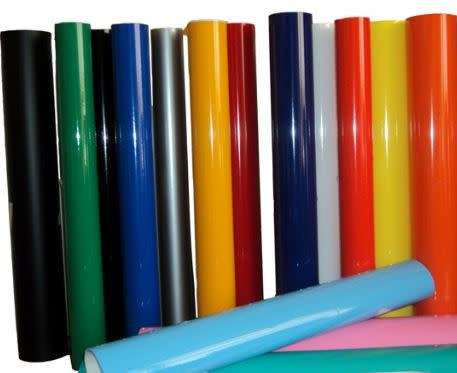 Vinyl for outdoor signs, vehicle or boat signage or craft. (red, white, blue, black)
