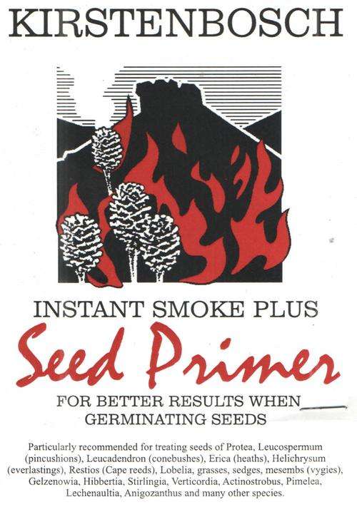Seed Primer to stimulate germination (instant smoke) 5 disks
