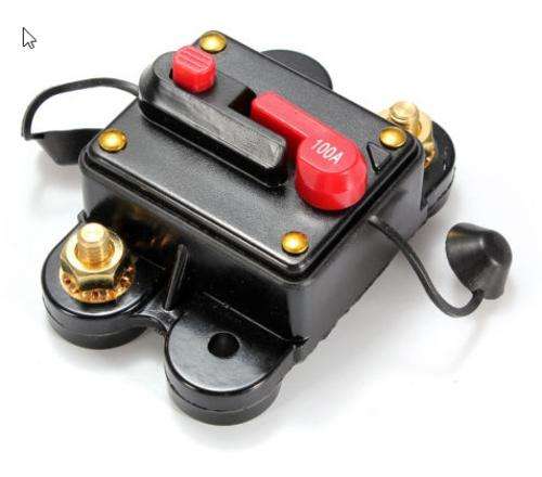 12v - 24v Fuse / Circuit breaker 100 Amp ---  In Stock in SA