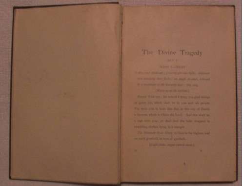 THE DIVINE TRAGEDY, GEORGE KETT, 1905, date of introduction, South Africa