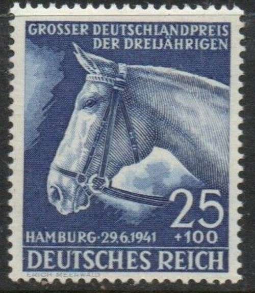 Germany, 1941, Hamburg horses head, 25pf + 100Pf MNH **