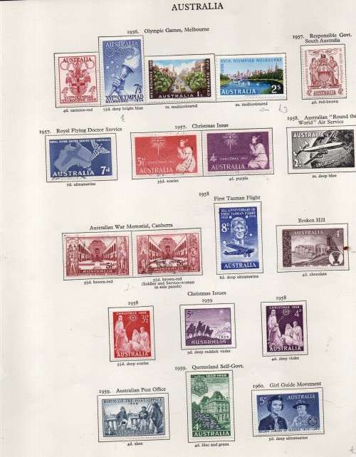 Australia 1936 - 1964, used collection,