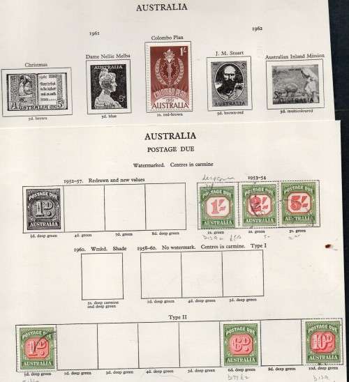Australia 1936 - 1964, used collection,
