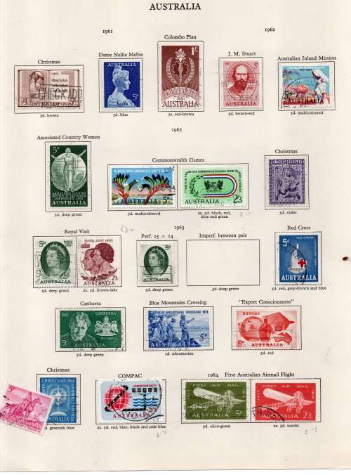 Australia 1936 - 1964, used collection,