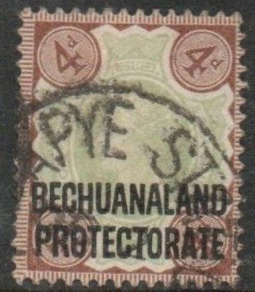 Bechuanaland, VRI, 1897, 4d, used
