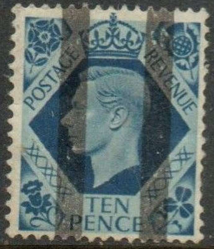 Great Britain GVIR10d, Post Office Training School , vertical black bars. MH *