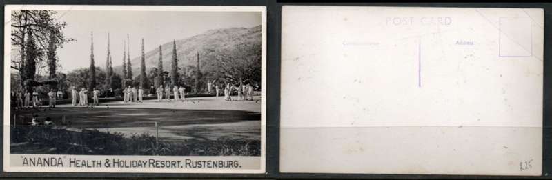 South Africa, Transvaal, Ananda Health & Holiday Resort, Rustenburg bowling greens with bowlers