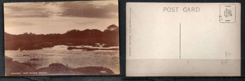 South Africa, Transvaal, `Sunset` Vaal River, Parys, photo SAPSCO (publisher)