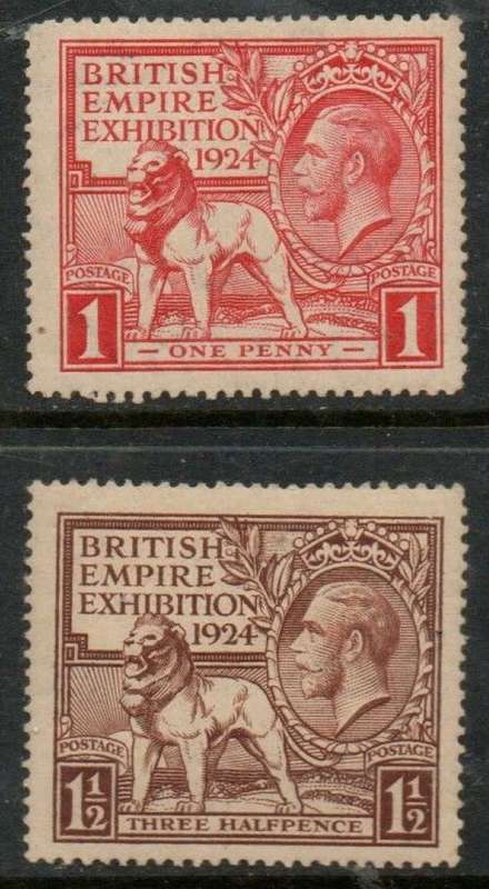 Great Britain GVR, 1924, Empire Exhibition, MH *