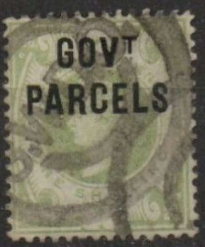 Great Britain,VRI, 1891, 1/, Official, Government Parcels, used