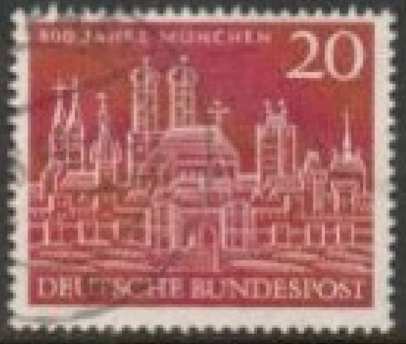Germany, FRG, 1956, Munich 800 years, used