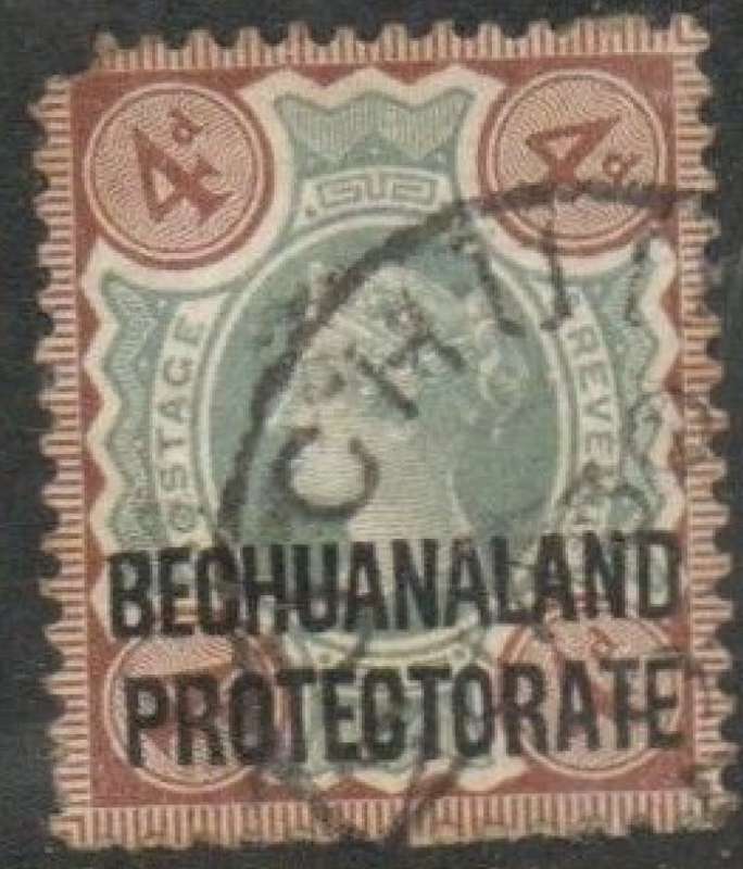 Bechuanaland, VRI, 1897, 4d, used