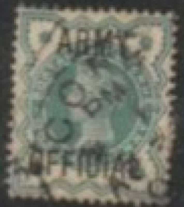 Great Britain, VRI, 1900, Army Official, 1/2d green, used