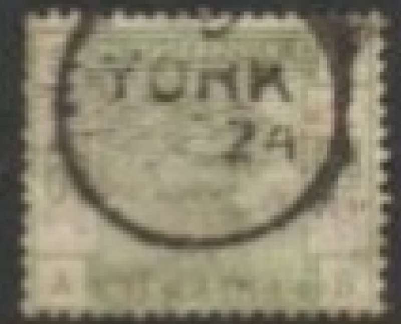 Great Britain,VRI, 1883, 6d dull green, used