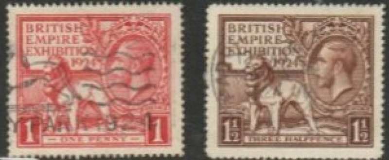 Great Britain, GVR, 1924 British Empire Exhibition, used