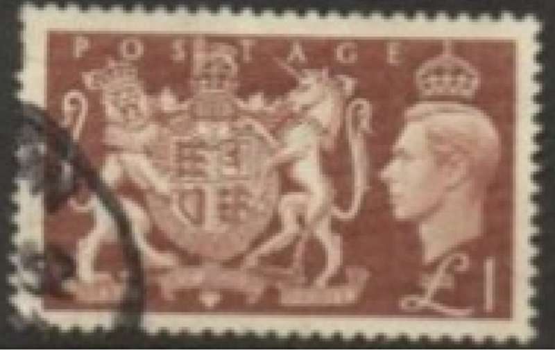 Great Britain, 1951, Festival high value £1, used