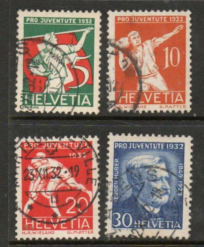 Switzerland, 1932 Pro Juventute, used