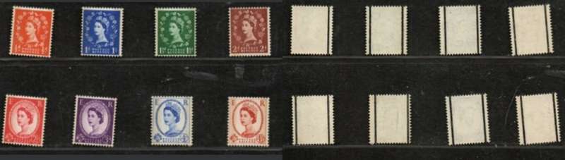 Great Britain, EIIR, 1959, phosphor / graphite issue, MNH ** Great Britain, EIIR, 1959, Phosphor /