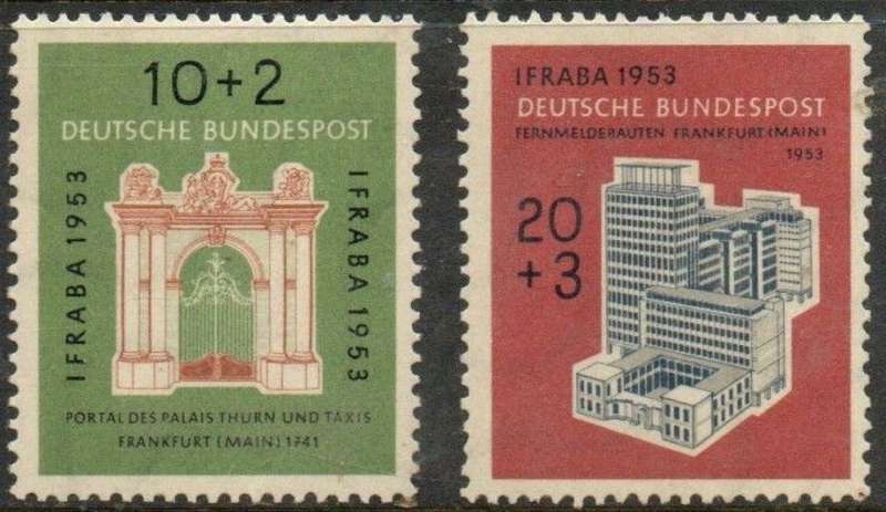 Germany, Federal Republic, 1953, Philatelic Exhibition, MH *