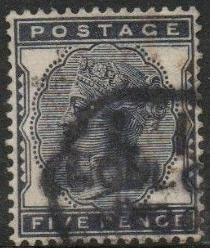 Great Britain, VRI, 1881, 5d indigo, used